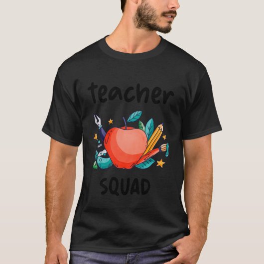 T-shirt Équipe de professeurs Gang de projet d'équipe drôl (Devant)