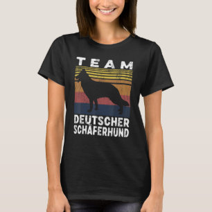 T-shirt Équipe de propriétaires de chiens berger allemand