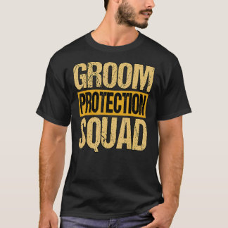 T-shirt Équipe de protection du marié pour enterrement de