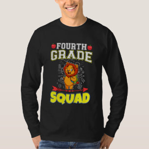 T-shirt Équipe de quatrième année d'élèves  École primaire