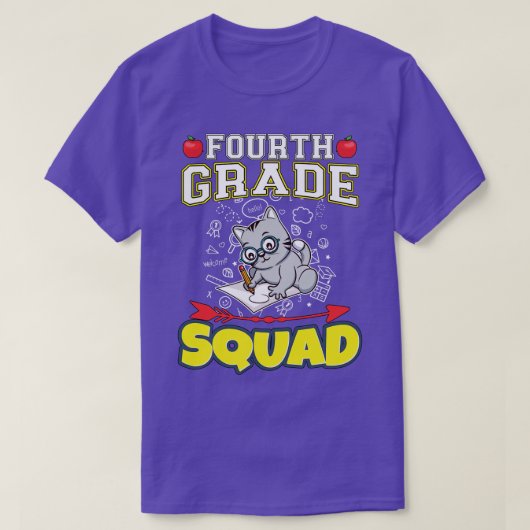 T-shirt Équipe de quatrième année Funny École primaire pri (Design devant)