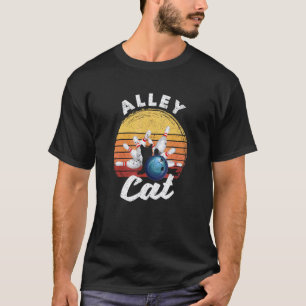 T-shirt Équipe de quilles Chat de ruelle Humour Bowling dr