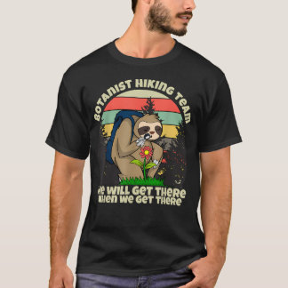 T-shirt Équipe de randonnée de botanique Botaniste