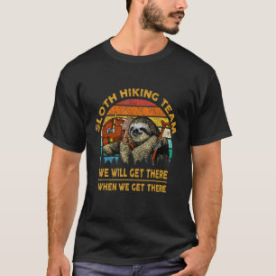 T-shirt Équipe de randonnée de paresseux T shirt drôle de
