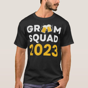 T-shirt Équipe de rasage hommes Équipe de boisson de fête