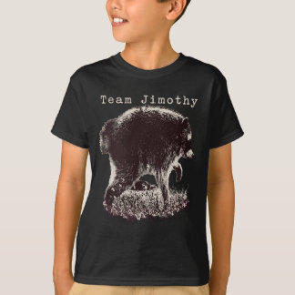 T-shirt Équipe de Raton Laveur Drôle de Jimothy pour Homme