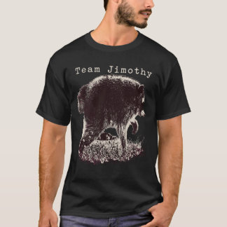 T-shirt Équipe de raton laveur drôle Jimothy pour hommes