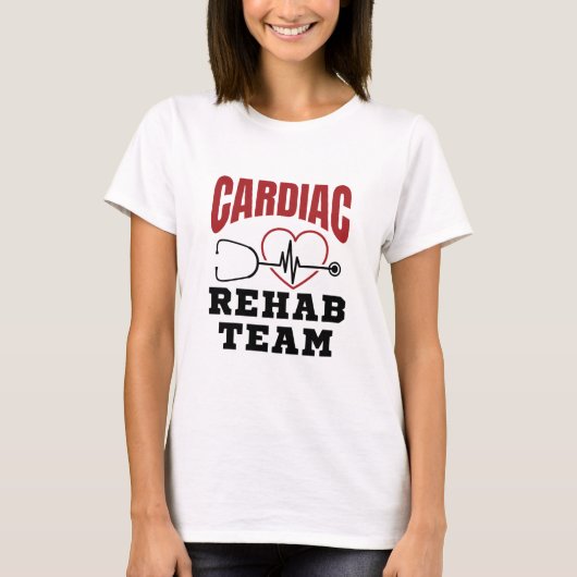 T-shirt Équipe de réadaptation cardiaque Cardiologue Infir (Devant)