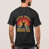 T-shirt Équipe de recherche originale de Bigfoot (Dos)