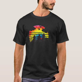 T-shirt Équipe de remorquage Sunset Lake Équipe de chemise