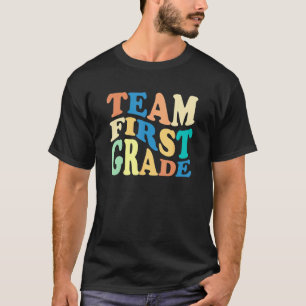 T-shirt Équipe de rentrée scolaire Première année Enseigna