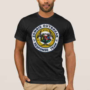 T-shirt Équipe de réponse de manifestation de zombi de la
