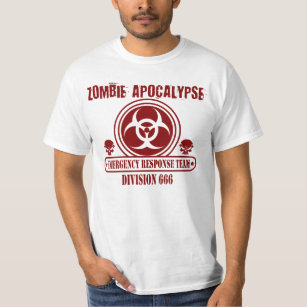 T-shirt Équipe de réponse de secours d'apocalypse de zombi