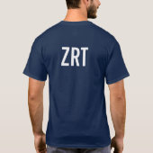 T-shirt Équipe de réponse de zombi (foncée) (Dos)