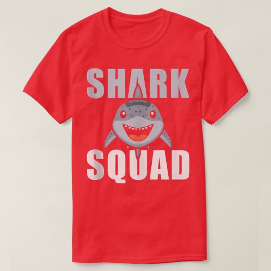 T-shirt Équipe de requins de l'équipe de requin Famille dr (Design devant)