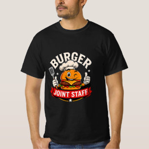 T-shirt Équipe de restaurant Burger Joint 👨🍳