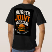 T-shirt Équipe de restauration rapide du Burger Joint 🍟 (Dos)