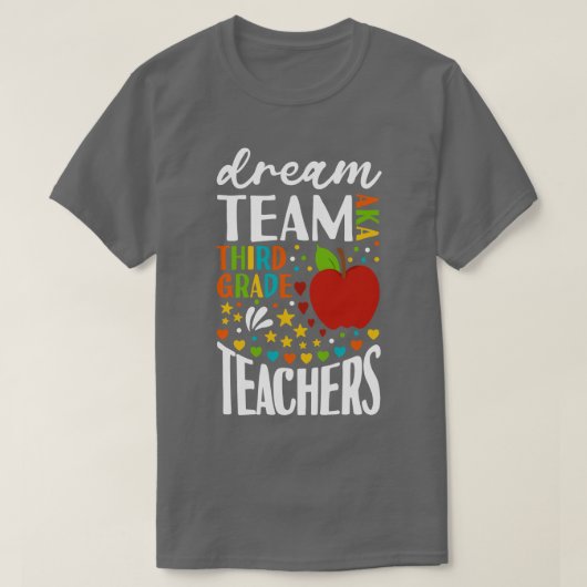 T-shirt Équipe de rêve AKA Enseignants de troisième année  (Design devant)
