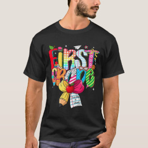 T-shirt Équipe de rêve de 1re année Preppy pour la rentrée