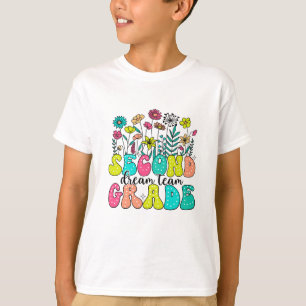 T-shirt Équipe de rêve de deuxième année Funny Retour à l'