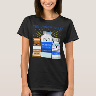 T-shirt Équipe De Rêve De Soins Infirmiers Icu Er Anesthés