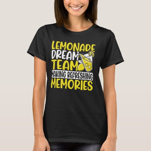 T-shirt Équipe De Rêve De Stand Lemonade Fabriquant Des Mé (Devant)