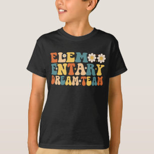 T-shirt Équipe De Rêve Élémentaire Retour À L'École