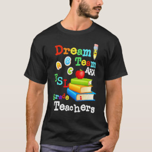 T-shirt Equipe de rêve Enseignants Aka Esl Cute Crayon Édu