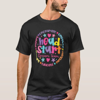 T-shirt Équipe de rêve Head Start enseignant retour Headst