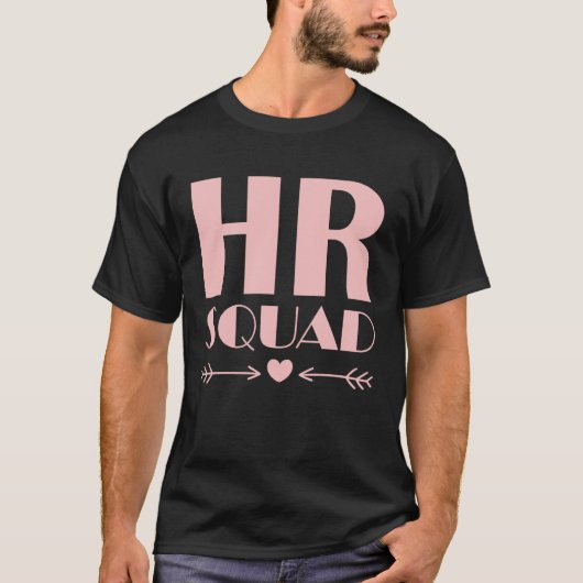 T-shirt Équipe de rêve RH de l'équipe des RH des RH (Devant)