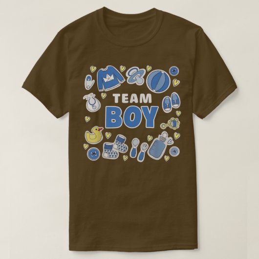 T-shirt Équipe de révélation de genre Boy529 (Design devant)
