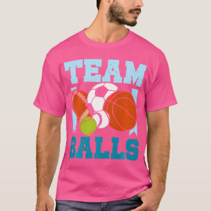 T-shirt Équipe de révélation de genre Boy Team Balls