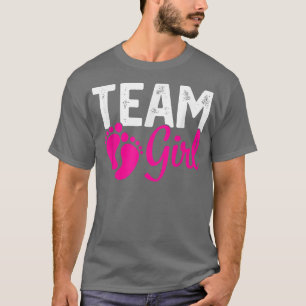 T-shirt Équipe de révélation de genre Filles rose