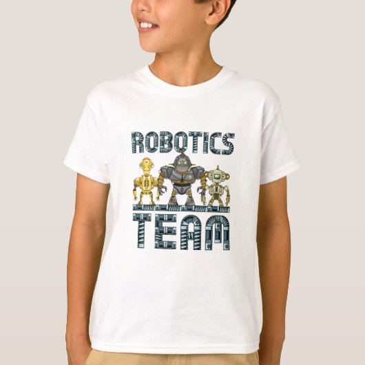 T-shirt Équipe de robotique (Devant)