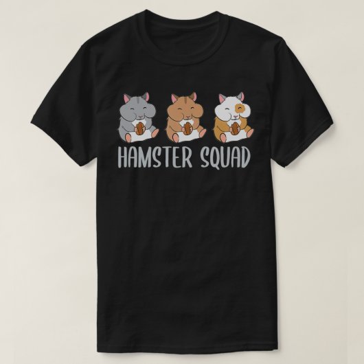 T-shirt Équipe de rongeurs de Hamster (Design devant)