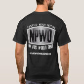 T-shirt Équipe de rue de NPWO (Dos)