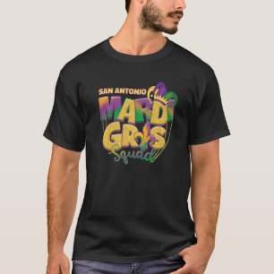 T-shirt Équipe de San Antonio Mardi Gras