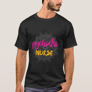 T-shirt Équipe de santé Tal de l'infirmière psychiatrique