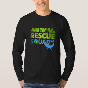 T-shirt Équipe de sauvetage des animaux Citation Bien-être