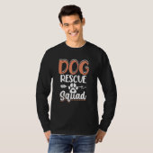 T-shirt Équipe de Secourt de chien (Devant entier)