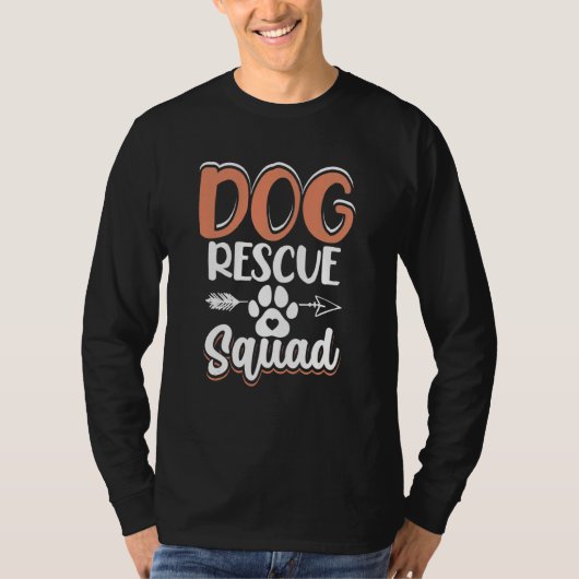 T-shirt Équipe de Secourt de chien (Devant)