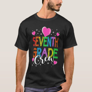 T-shirt Équipe De Septième Année 7E Retour À L'École Pour