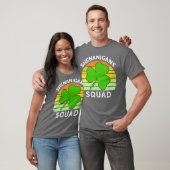 T-shirt Équipe de Shenanigans correspondant St patrick Vin (Unisexe)