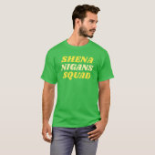 T-shirt Équipe de Shenanigans de la Saint-Paddy (Devant entier)
