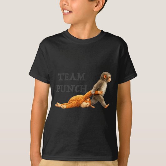 T-shirt Équipe de singe bébé frappe mème de singe drôle Bé (Devant)