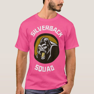 T-shirt Équipe de singes des gorilles de Silverback