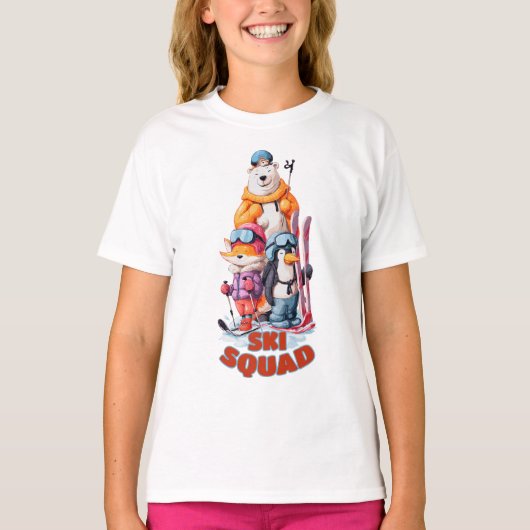 T-shirt équipe de ski (Devant)