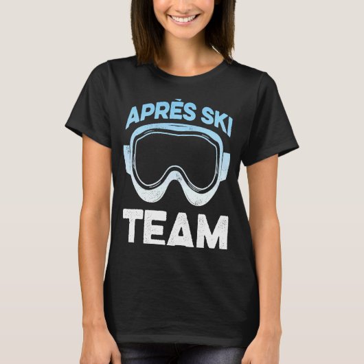 T-shirt Équipe de ski d'Aprés (Devant)