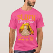 T-shirt Équipe de Sloth Randonnée (Devant)