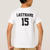 T-shirt Équipe de softball personnalisée (Dos)